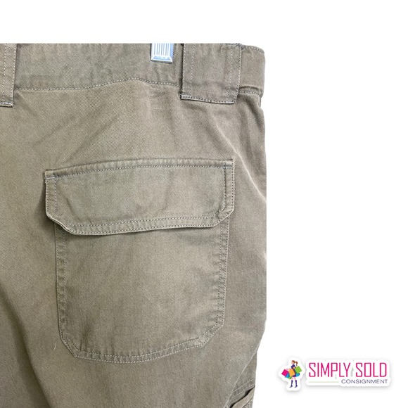 Tommy Bahama‎ Men's Cargo Shorts Relax Pockets Green Brown Cotton Stretch Sz 38 - Picture 5 of 7